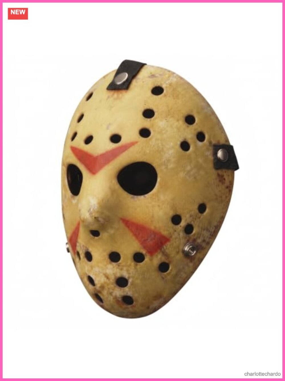Distressed Hockey Mask Adult Scary Halloween Cosplay Horror Mask